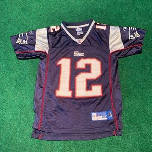 Tom Brady Reebok youth jersey 10-12 medium used